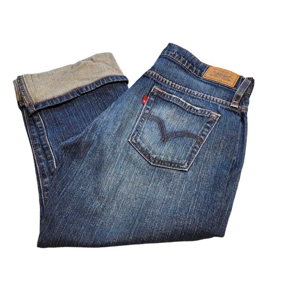 Womens Levis Cuffed Capris 515 - Size 4‎